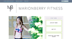 Desktop Screenshot of marionberryfitness.com